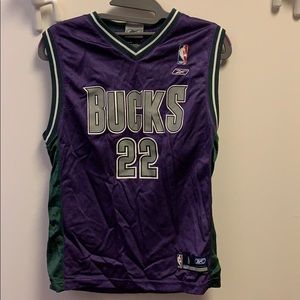 NBA Purple/Green Color-way Michael Redd Jersey